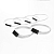 Комплект удлинителей Audio/USB/Power SW/HDD LED/Power LED/Reset SW (прозрачный)