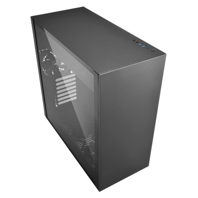 Корпус ПК без БП Sharkoon PURE STEEL Bk <EATX, 3x3.5, 5x2.5,2xUSB 3.0, Audio, 474*210*475mm>