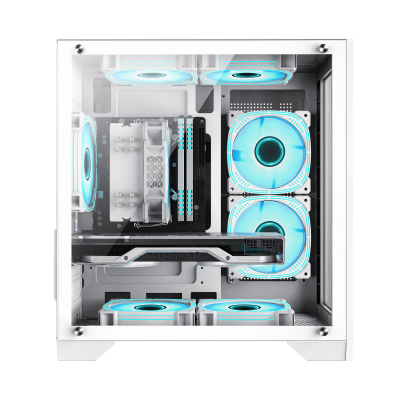 Корпус ПК без БП GameMax Infinity Mini White <MATX>