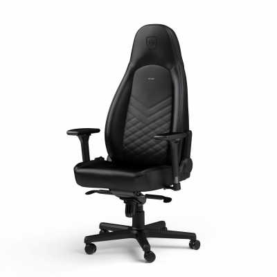 Игровое кресло Noblechairs ICON Black Edition <Экокожа, подлокотник 4D, газлифт 4> Игровое кресло Noblechairs ICON Black Edition <Экокожа, подлокотник 4D, газлифт 4>