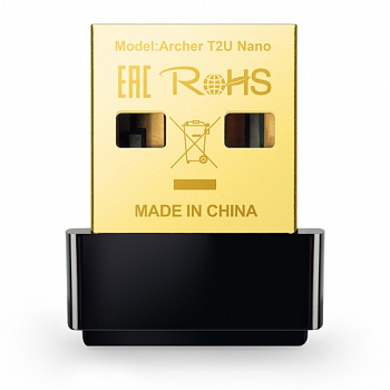Сетевой адаптер беспроводной USB AC 600 Tp-Link Archer T2U Nano