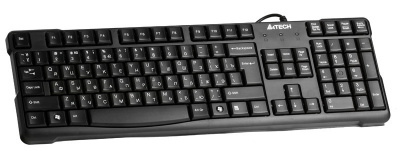 Клавиатура A4tech KR-750 USB, Black, закругленные клавиши