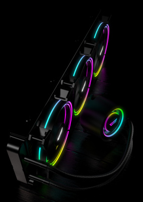 Жидкостная система охлаждения DarkFlash TR360 <RGB, Intel 1700/1200/115x/20xx, AMD AM4/3, FAN120>