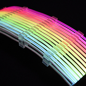 Кабель питания LIAN LI 24-PIN С RGB-ПОДСВЕТКОЙ STRIMER 24PINS CABLE