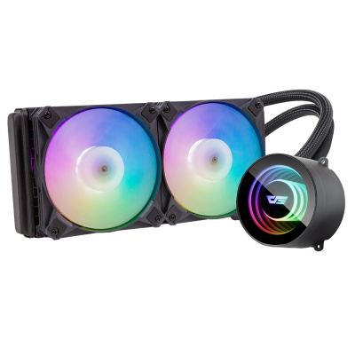 Жидкостная система охлаждения DarkFlash DX240 v2 <RGB, Intel 1700/1200/115x/20xx, AMD AM4/3, FAN120>