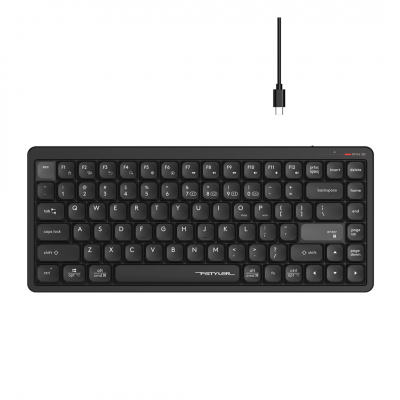 Клавиатура беспроводная A4tech Fstyler FBX53C Black <USB 2.4GHz, BT, ACC, BLACK>