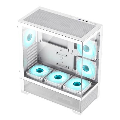 Корпус ПК без БП GameMax Vista AW <ATX, 6x120FAN>