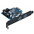 Карта расширения USB PCI-E ORICO PVU3-2O2I-V1 <USB3.0 Тип-A * 2, PCI-E, BLACK, 121*86* 21.6mm>
