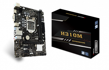 Материнская плата S-1151 Biostar H310MHP <mATX, 2xDDR4, D-Sub , HDMI, USB2.0x8, USB3.1x4>