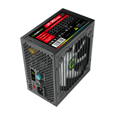 Блок питания ПК  350W GameMax VP-350-RGB <350W, RGB, 120mm, 2xSATA, 2x4PIN, NO PFC> v2