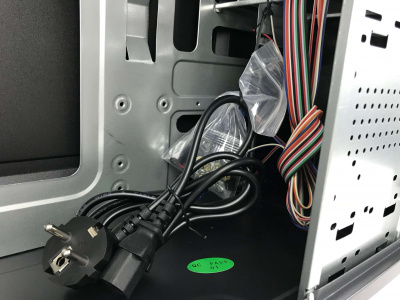 Корпус ПК с БП SMART SX-C5822 <microATX, 360*175*365mm, 0.4mm, 2xUSB, MAX450W+8mm, BLACK>