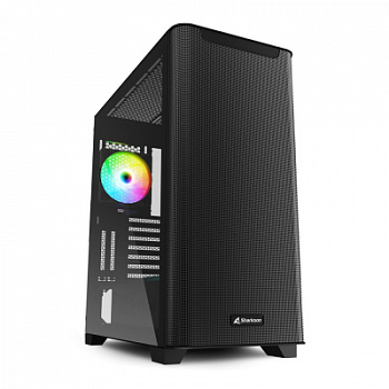 Корпус ПК без БП Sharkoon M30 RGB <EATX, 2x3.5, 4x2.5,2xUSB 3.0, 1x TypeC, Audio, 457*220*488mm>