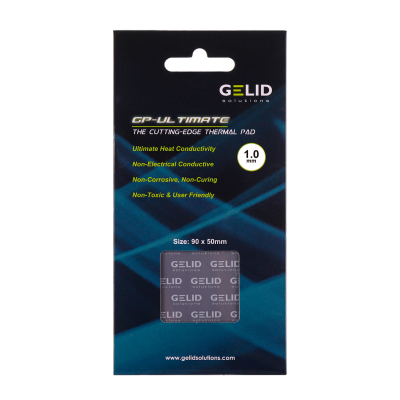 Термопрокладка, heatsink compound, Gelid GP-Ultimate, 90x50x1mm, 3.2g/cm3