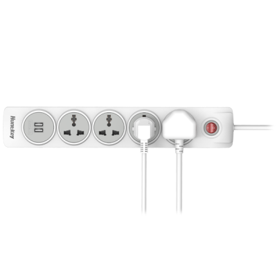 Сетевой фильтр Huntkey USB SZN507 5M <белый, 4 универсальные розетки + 2 USB, USB:5V/1A, 0.75> v.2 Сетевой фильтр Huntkey USB SZN507 5M <белый, 4 универсальные розетки + 2 USB, USB:5V/1A, 0.75> v.2