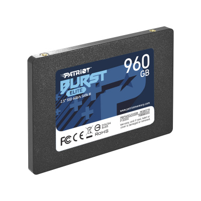 Накопитель SSD 2.5" SATA III Patriot  960GB BURST ELITE 450/320 PBE960GS25S