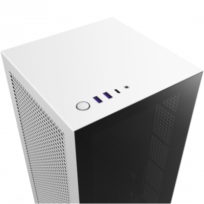 Корпус  NZXT H1 V2 ( СЖО, БП 750W GOLD, Gen4 riser, fan controller) Белый