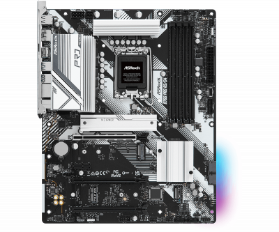 Материнская плата ASRock B760 PRO RS/D4 LGA1700 4xDDR4 4xSATA RAID 2xM.2 HDMI DP ATX