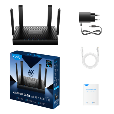 Маршрутизатор беспроводной CUDY WR3000 <AX3000 Gigabit Wi-Fi 6 Mesh Router> Маршрутизатор беспроводной CUDY WR3000 <AX3000 Gigabit Wi-Fi 6 Mesh Router>