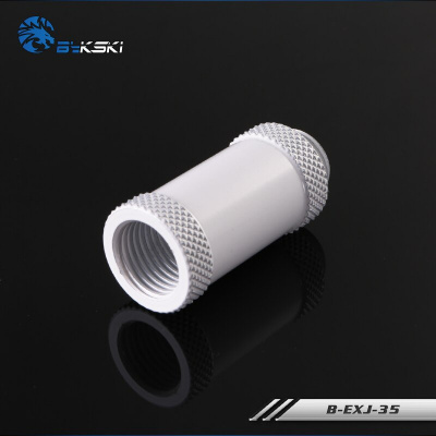 Фитинг удлинитель резьбовой Bykski B-EXJ-35 <35мм, Размер резьбы: G1/4, White>