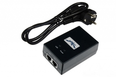 Адаптер PoE Ubiquiti  POE-48-24W 48V 0.5A Gigabite 10/100 Mbps v2