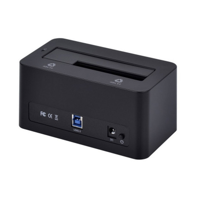 Док-станция HDD 2.5/3.5" ORICO 6619US3-V1-EU-BK-BP <USB3.0, SATA III,  кабель 1М>