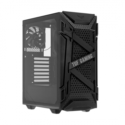 Корпус ПК без БП ASUS GT301 TUF GAMING CASE/BLK/ARGB FAN/ EATX/ATX/mATX/mITX 90DC0040-B49000