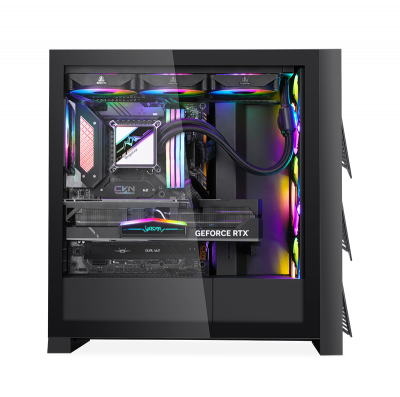 Корпус ПК без БП SEGOTEP KL-Aeolus black <без вентиляторов>