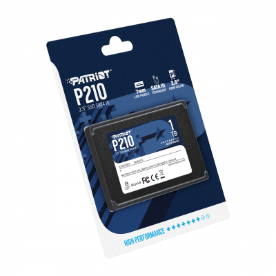 Накопитель SSD 2.5" SATA III Patriot 1TB P210 520/430 P210S1TB25 Накопитель SSD 2.5" SATA III Patriot 1TB P210 520/430 P210S1TB25