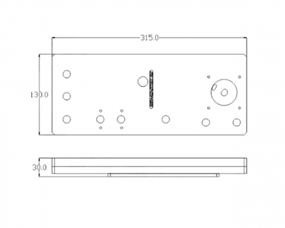 Плата для кейса Asus Rog Strix Helios Bykski RGV-AS-STRIXHS-P + помпа CP-PMD3COV-X