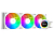 Жидкостная система охлаждения ID-Cooling SL360 XE WHITE LCD <2066/2011/1851/1700/1151/AM5, TDP 350W>