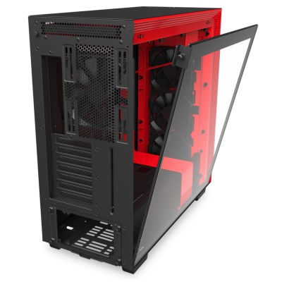 Корпус NZXT H710  CA-H710B-BR Mid Tower Black/Red