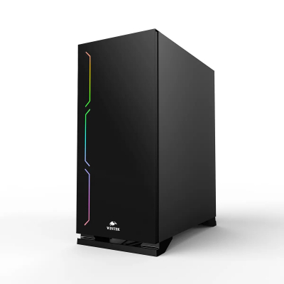 Корпус Wintek Wave D528 TG, ATX/Micro ATX,USB 1*3.0/2*2.0, HD+Mic, 0,5mm, 1*12cm DR Rainbow fan