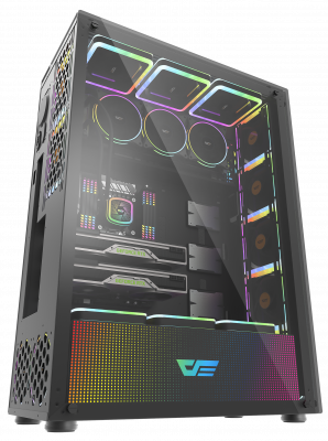 Корпус ПК без БП DarkFlash DF800 <EATX, 9x3.5, 7x2.5, 2xUSB 3.0, 2xUSB2.0, Audio, 552*271*771mm>