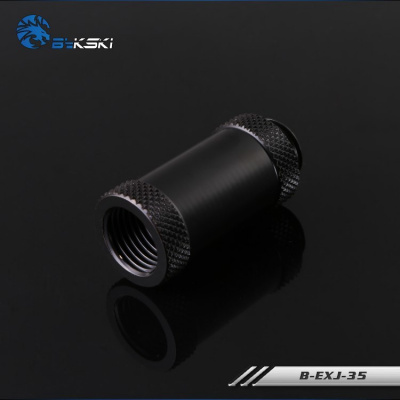 Фитинг удлинитель резьбовой Bykski B-EXJ-35 <35мм, Размер резьбы: G1/4, Black>