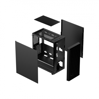 Корпус ПК без БП Ocypus Gamma C70 BK ATX/mATX/ITX 2xUSB Черный Gamma-C70-BKG000XX-GL