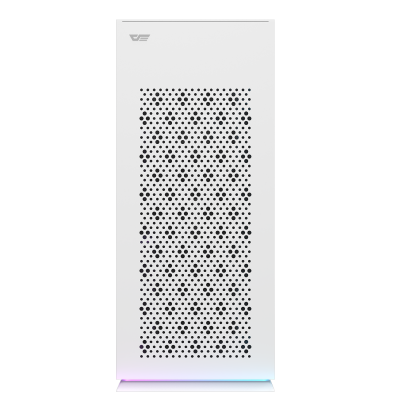 Корпус ПК без БП DarkFlash DLH21 WHITE <ITX, 1x3.5, 2xUSB 3.0, 1xType C, 238.8*175*412mm >