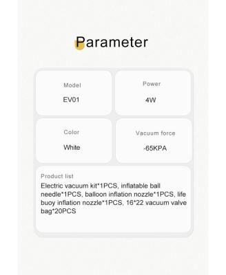 Вакуумный  упаковщик для продуктов Zolele EV01 Вакуумный  упаковщик для продуктов Zolele EV01