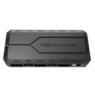 Вентилятор для корпуса DarkFlash CF11 PRO 5IN1 <6Pin, 120*120*25mm, 1200RPM, 22dBA, Гидроподшипник>