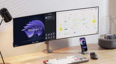 Крепление для монитора North Bayou H180 <Dual 17''-27''>