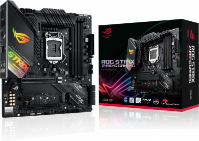 Материнская плата S-1151 Z490 Asus ROG STRIX Z490-G GAMING <4DDR4, WIFI,MB Socket1200,MATX, 2PCIx16>