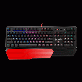 Клавиатура игровая Bloody B975OR <USB, RGB, 8 пластиковых (ABS) клавиш>