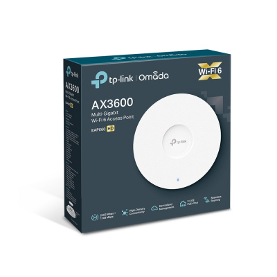 Точка доступа потолочная двухдиапазонная AX3600 GbE TP-Link EAP660 HD