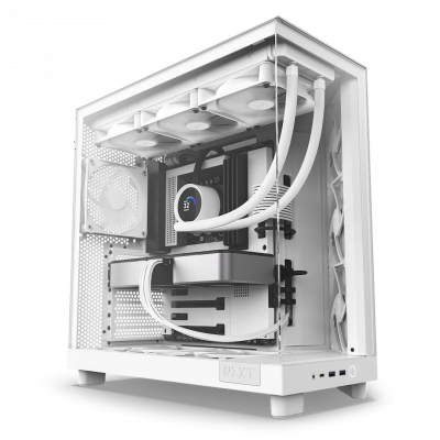 Корпус NZXT H6 Flow белый