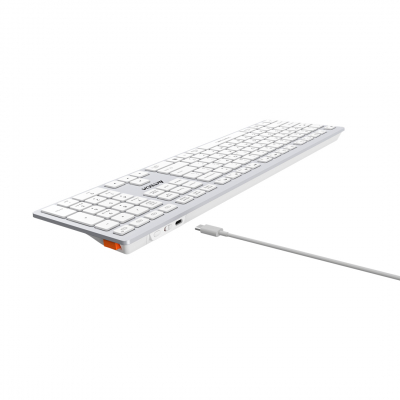 Клавиатура беспроводная A4tech Fstyler FBX50C White <USB 2.4GHz, BT, ACC, WHITE>