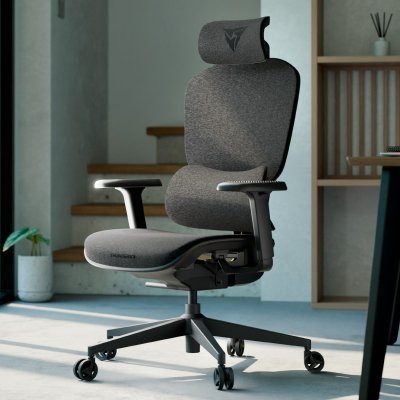 Игровое кресло ThunderX3 YTC-Loft Dark Grey <Ткань, подлокотник 2D, газлифт 4>