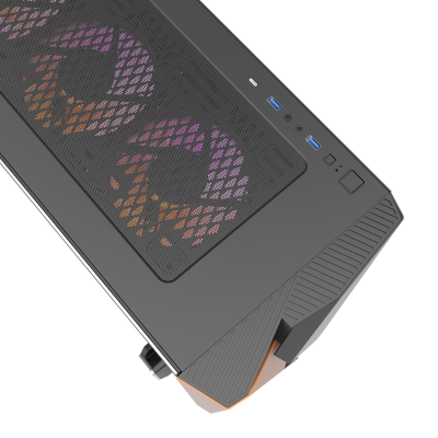 Корпус ПК без БП DarkFlash DLZ31 MESH <ATX, 2x3.5, 2xUSB 3.0, 1xType C, Audio, 495.9*217.2*505.5mm>