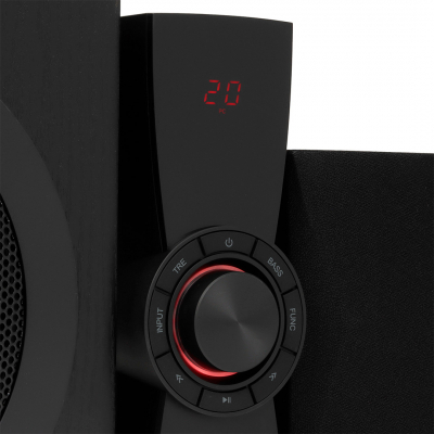 Акустическая система Bluetooth Edifier CX7 Black <2.1, RMS 69Вт, 140Гц-19кГц, BT, ПК, AUX, USB, SD>