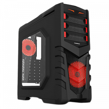 Корпус ПК без БП GameMax G530-R <ATX, 0.5mm>