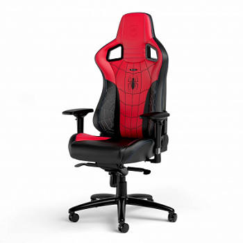 Игровое кресло Noblechairs EPIC Spider-Man Special Edition <Экокожа, подлокотник 4D, газлифт 4>
