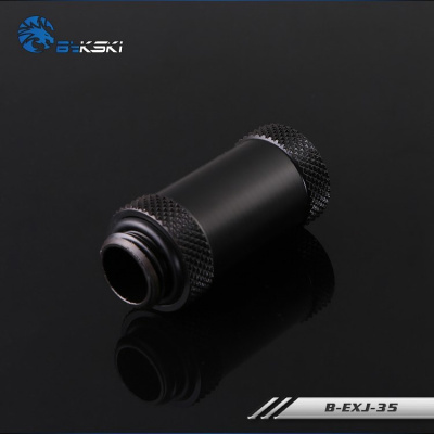 Фитинг удлинитель резьбовой Bykski B-EXJ-35 <35мм, Размер резьбы: G1/4, Black>
